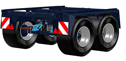 Onderstellen voor TRILO zuigwagens en maaizuigwagens