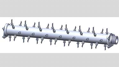 Interchangeable working shafts for TRILO vacuum trailer